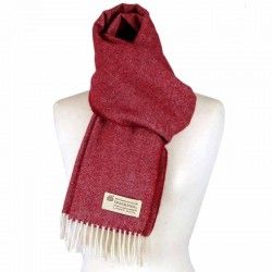 Wollschal Bordeaux