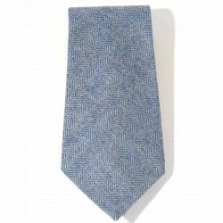 Blue Wool Tie