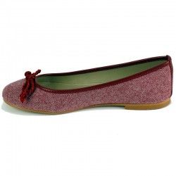 Burgundy Ballerina Pumps