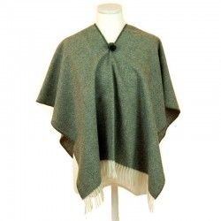 Poncho Kind Grün