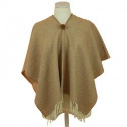 Poncho Niña Camel
