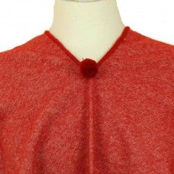 Poncho Rojo para Niño