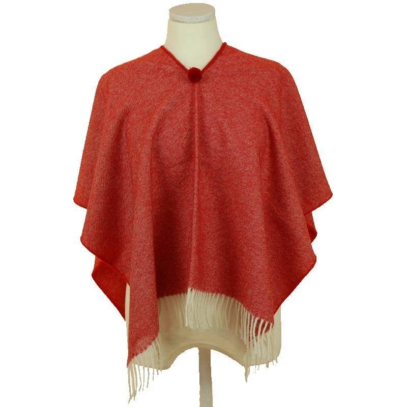 Poncho Rojo para Niño