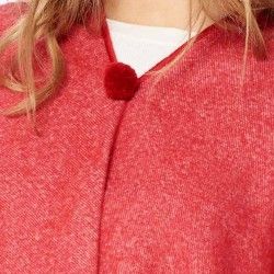 Poncho Rojo Romántico