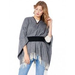 Poncho Gris Oscuro