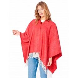 Poncho Rojo Romántico