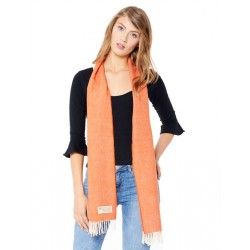 Wollschal Orange