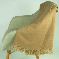 Manta Beige Sofá
