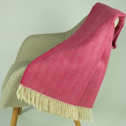 Manta Fucsia Sofá