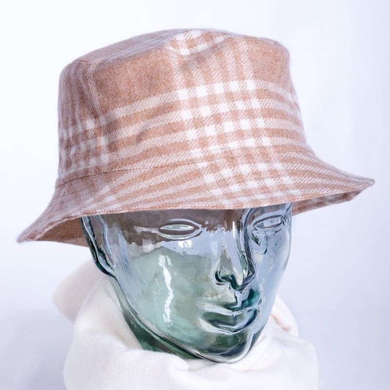Gorro Camel Cuadros