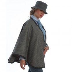 Grey Short Cape