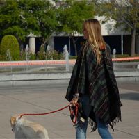 Poncho feminino