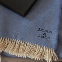 perrsonalized blanket with name