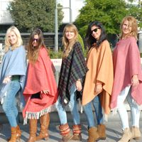Ponchos de punto
